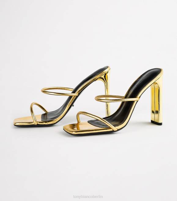 Brautschuhe| de Tony Bianco Frauen Florence-Heels Goldfolie 4624342